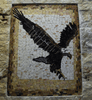 Marmor-Mosaik-Kunst-Adler