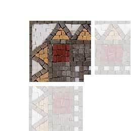 Ladrillos - Arte de mosaico de esquina