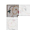 Rama floreciente - Rincón de arte de mosaico de flores