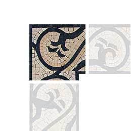 Listello Corner Mosaic Pattern