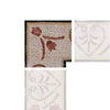 Ilustraciones clásicas del mosaico de la esquina de los corazones
