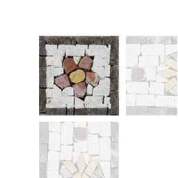 Motivo floreale - angolo mosaico