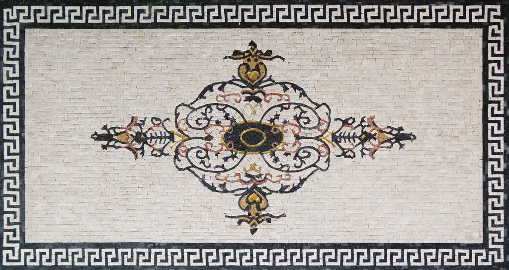 Schöne Mosaik-Marmorboden-Wand-Tischplatte