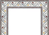 Fleurs en marbre - Mosaïque de bordure de cheminée
