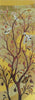 Mosaic Mural - Gold Tree with Birds Mozaico