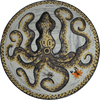 Earthy Octopus Nautical Mosaic Design