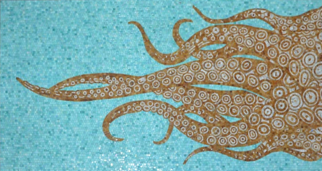 Tentáculos III - Arte em mosaico