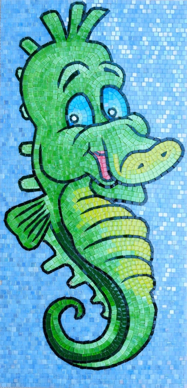 Mr. Baldwin Seahorse - Mosaico cómico