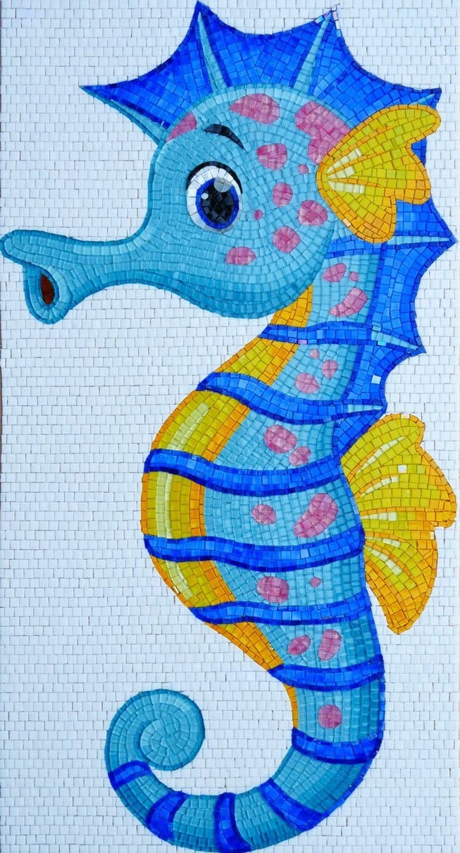 Bubbly the Seahorse - Mosaico comico
