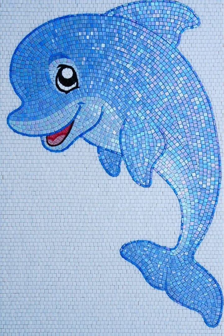 Fluye el delfín - Mosaico cómico