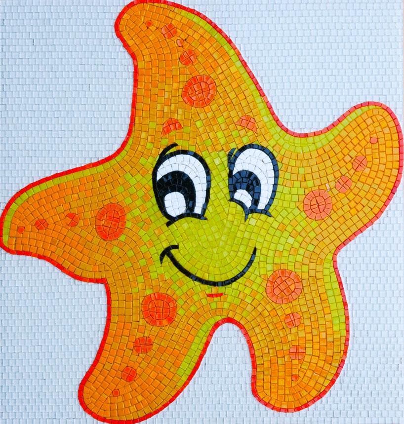 Sunny l'étoile de mer - Mosaïque comique