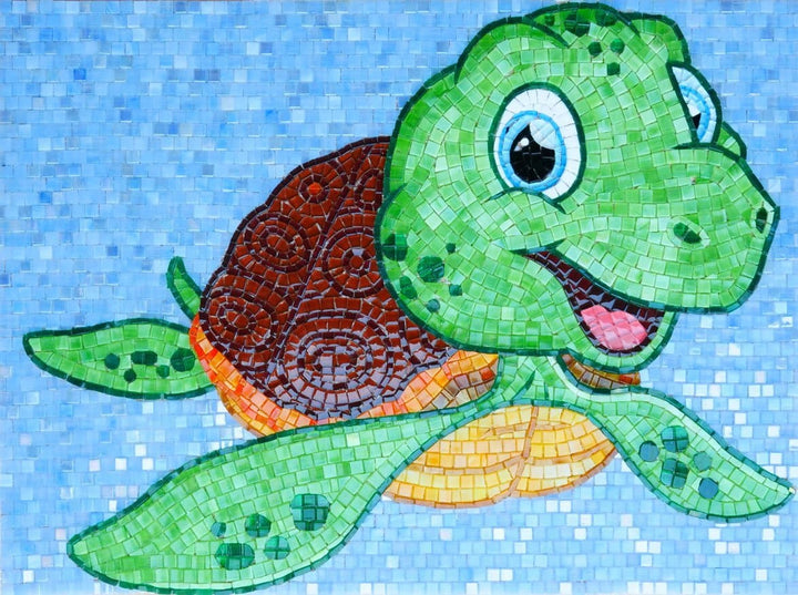 Squirt the Turtle - комическая мозаика