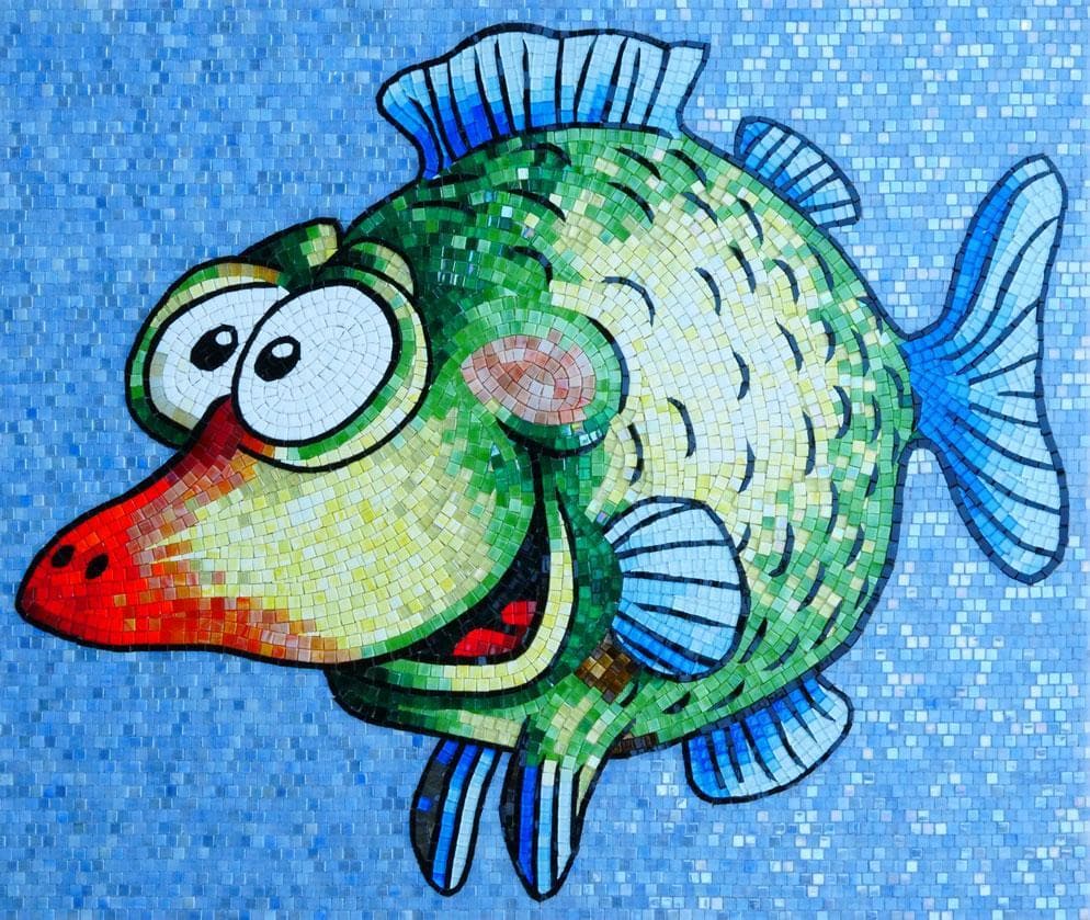 Grinch the Fish - mosaico em quadrinhos