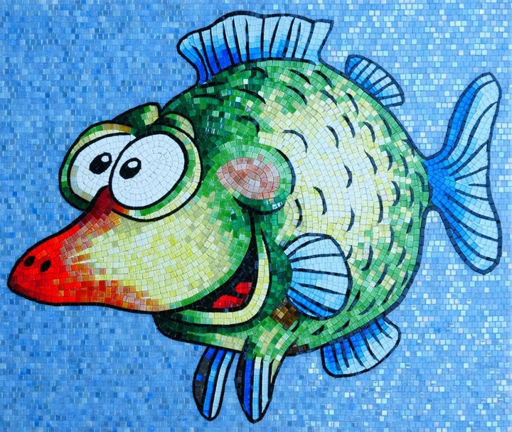 Grinch der Fisch - Comic-Mosaik