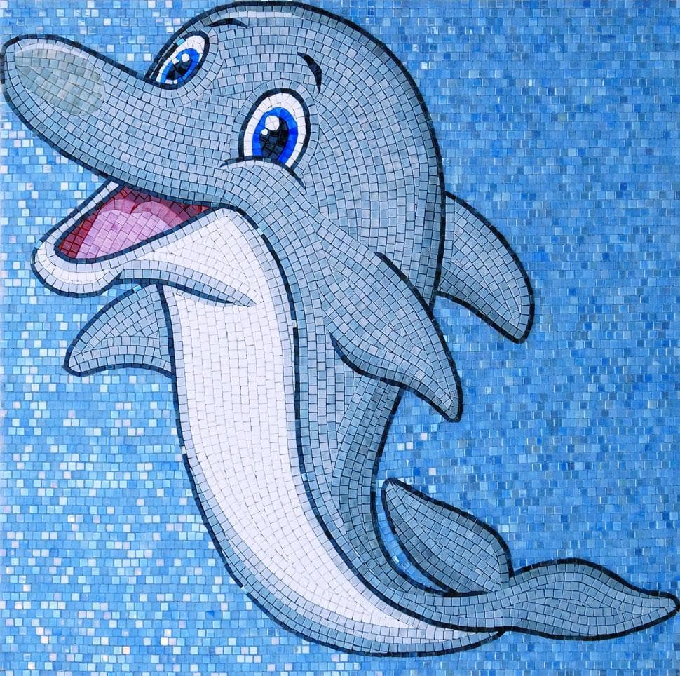 Flipper le dauphin - Mosaïque comique
