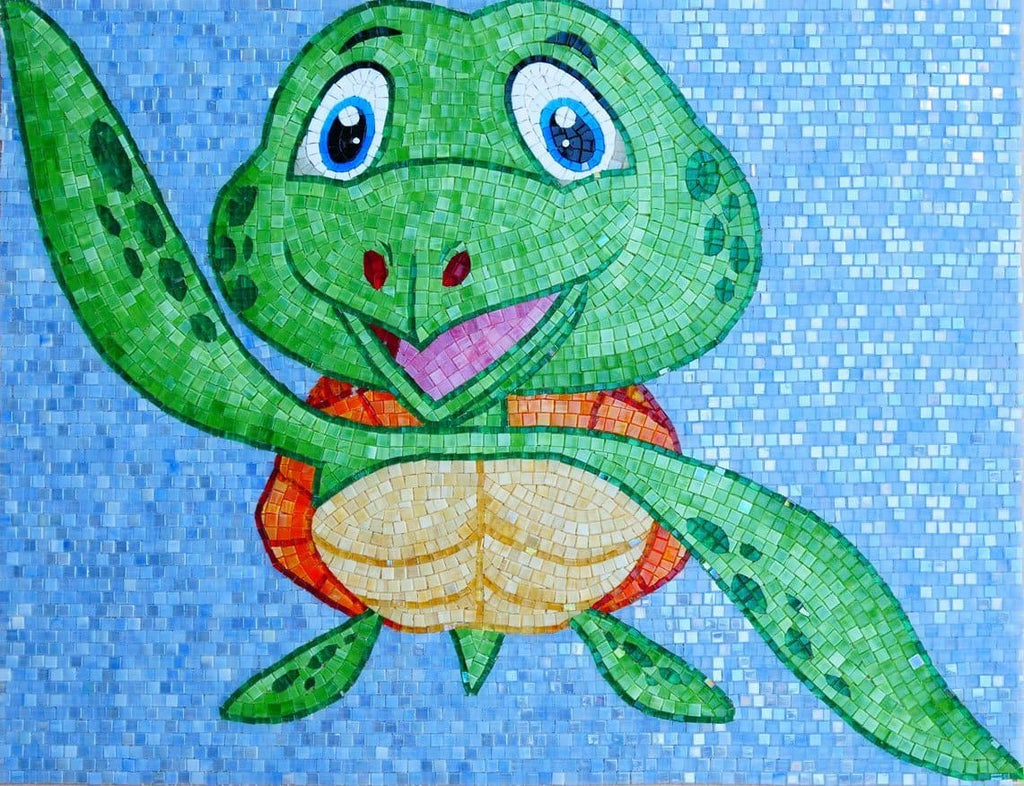 Trippy la tortuga - Mosaico cómico