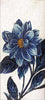 Стеклянная мозаика - Голубой цветок Мозаика