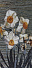 Mosaico floreale Art - Papavero bianco Mozaico