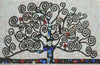 Arte em mosaico - Espirais da Árvore da Vida II