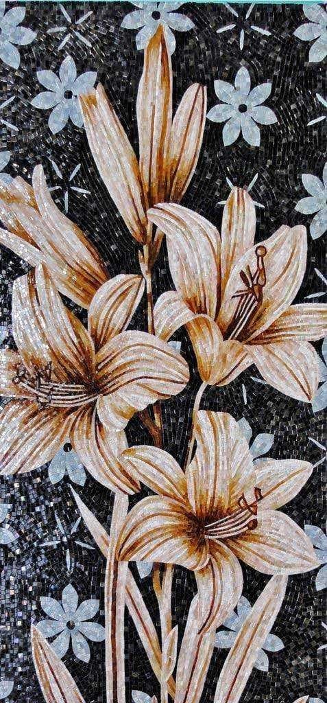 Art de la mosaïque - Dark Amaryllis Mozaico