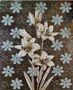 Desenhos de mosaico de flores - Bouquet De Lille Mozaico