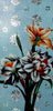 Arte em Mosaico de Flores - As Flores do Vento Mozaico