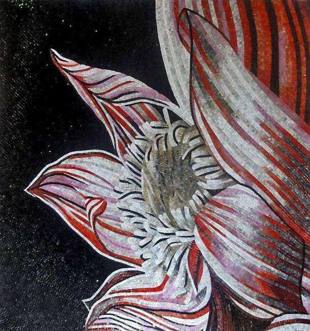 Mosaikkunst - Riesenblumen-Mozaico