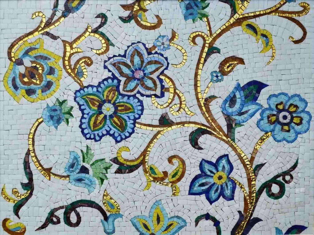 Desenhos de mosaico Golden Posy