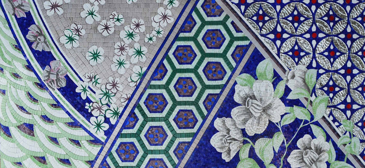 Arte Mosaico Floral - Geometrics Mozaico