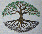 Baum des Lebens Glasmosaik Wandbild
