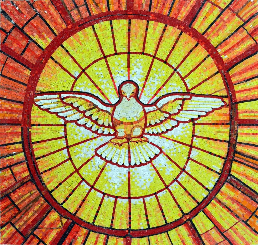 St. Peter Basilica Dove Glass Mosaic Mozaico