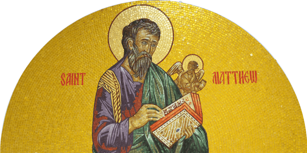 Saint Matthew - Glass Mosaic