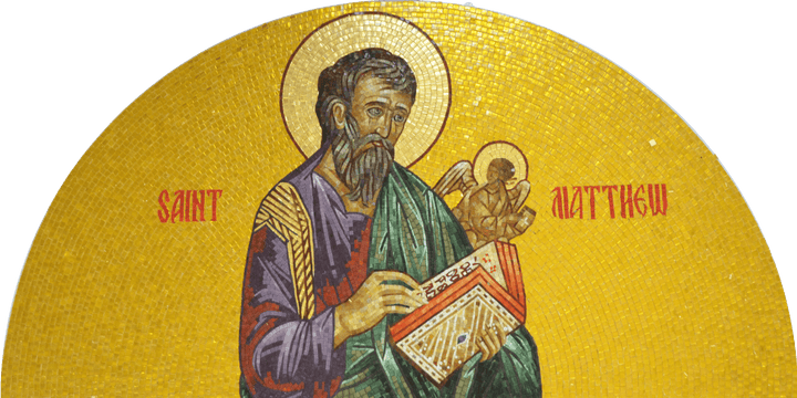 Saint Matthew - Glass Mosaic
