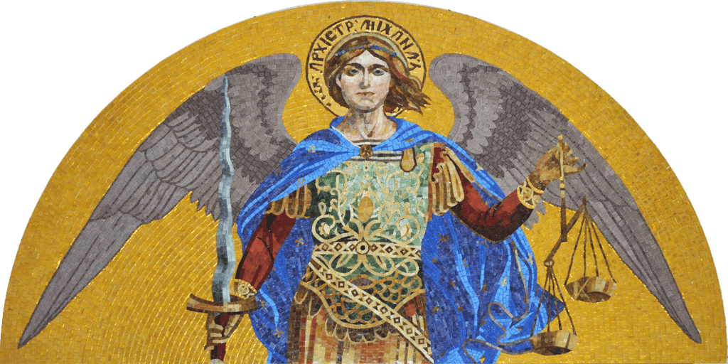 Arte religioso del mosaico de San Miguel