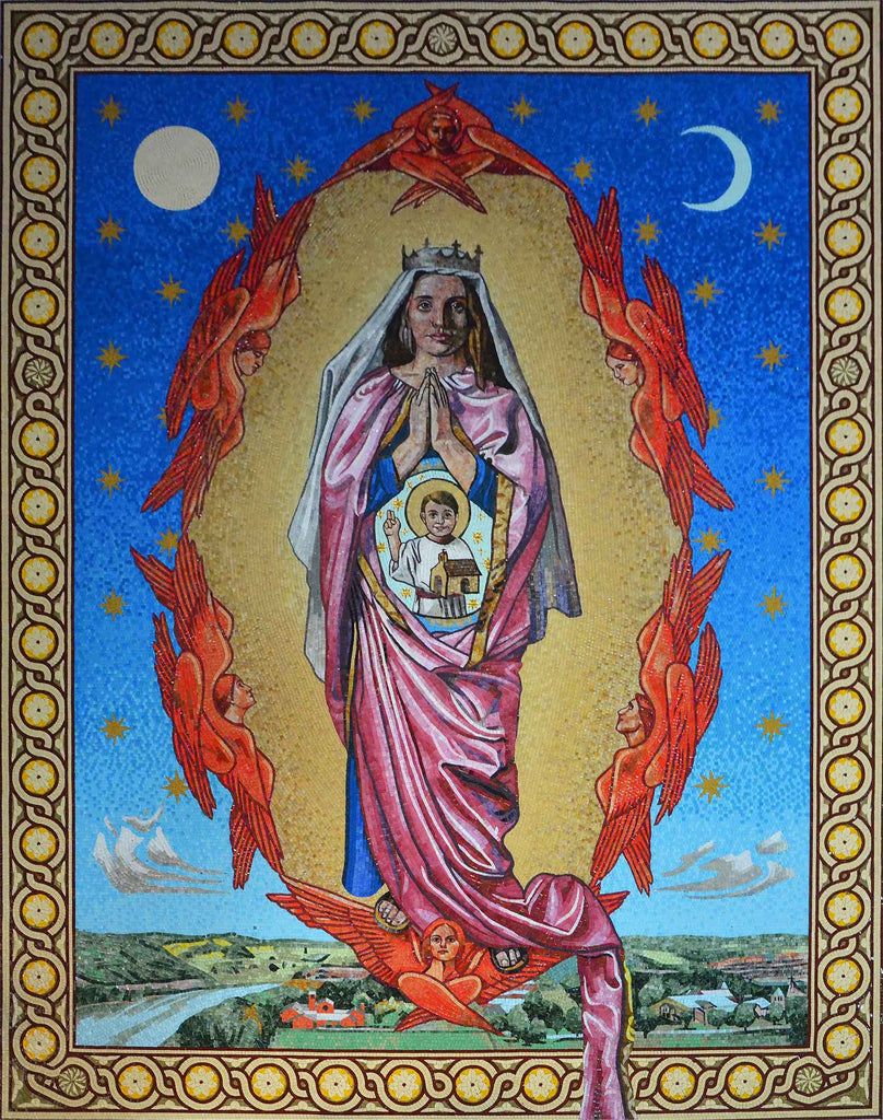 Arte Mosaico - Mural Religioso