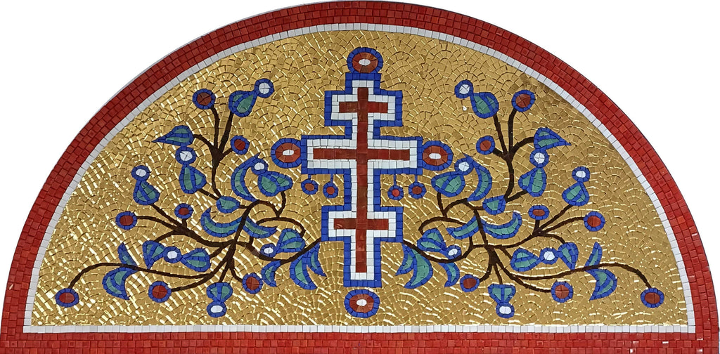 Mosaic Glass Art - Holy Cross