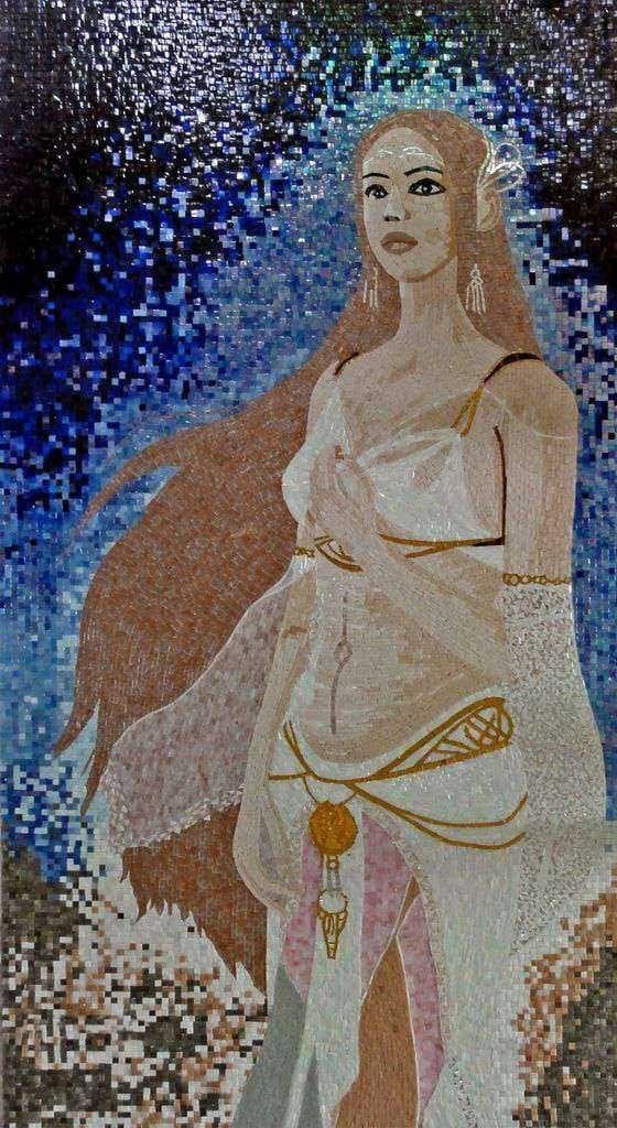 Arte em mosaico - Iridessa Fairy Mozaico