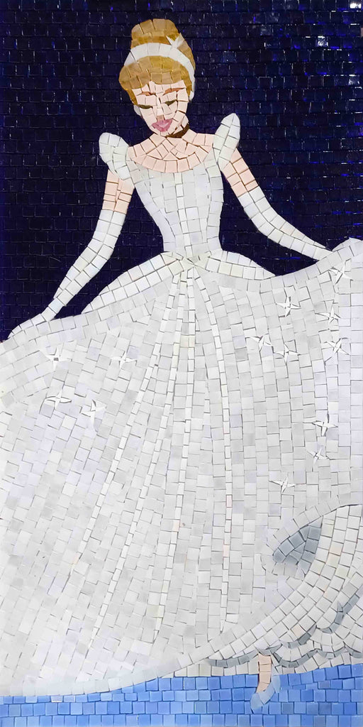 Retrato en mosaico - Cenicienta