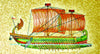 Стеклянная мозаика финикийского корабля