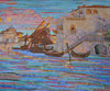 Diseño de mosaico - Escenas de un canal veneciano