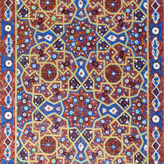 Glass Mosaic Art - Geometric Rug