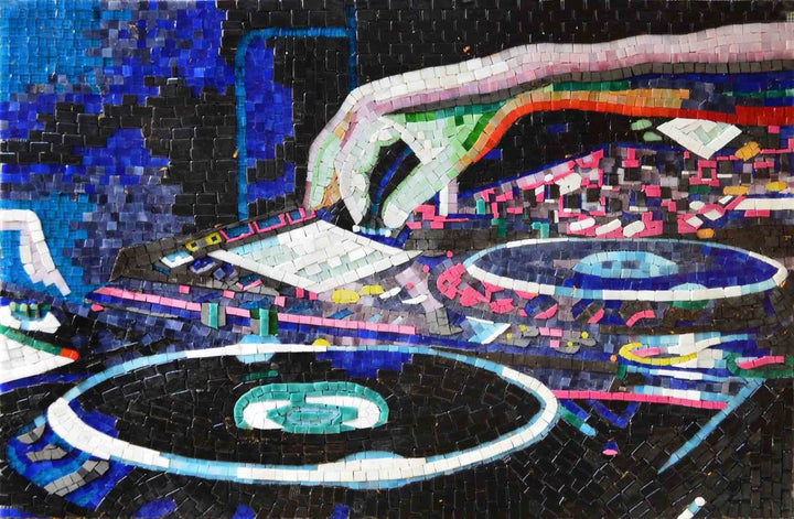 The Heart of the Party - Glass Mosaic Art Mozaico