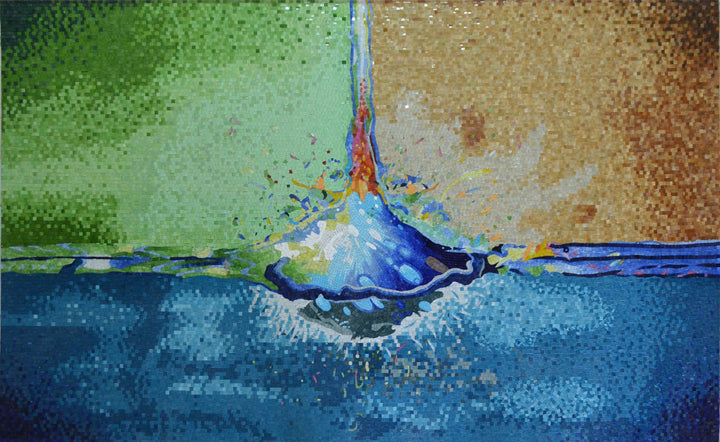 Splash no pictórico - Arte Abstracto Mosaico Mozaico