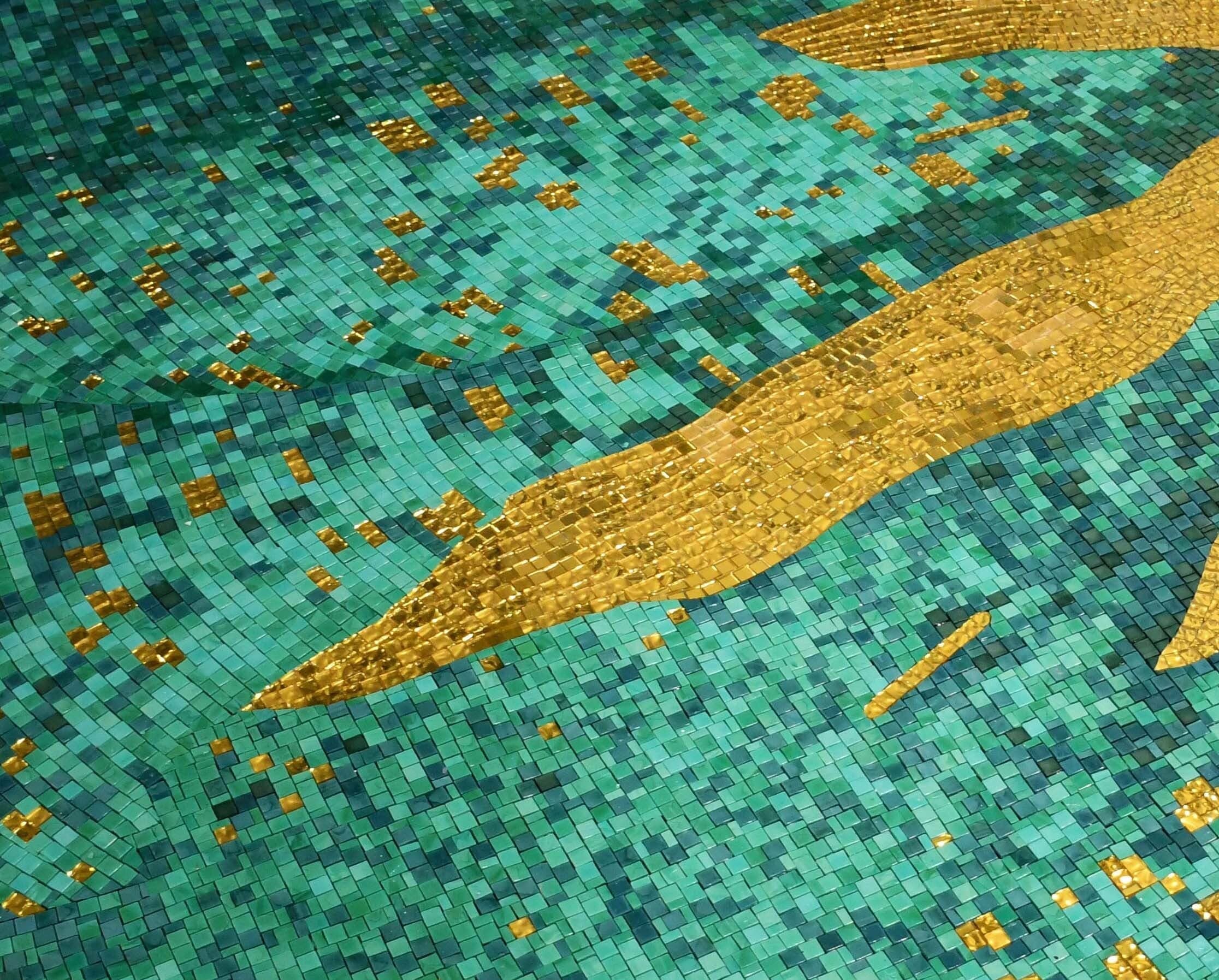 Glass Mosaic Art Abstract Sun Abstract Mozaico