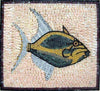 Fisch-Mosaik-Wandbild