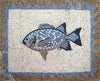 Pescado Mármol Mosaico Mozaico