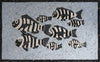 Arte em mosaico de peixe zebra