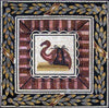 Mosaic Wall Art - Avestruz Mozaico