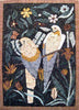 Contemporary Mosaic Art - Figurative Parrots Mozaico
