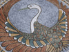 Medalhão de Pavão - Arte em Mosaico